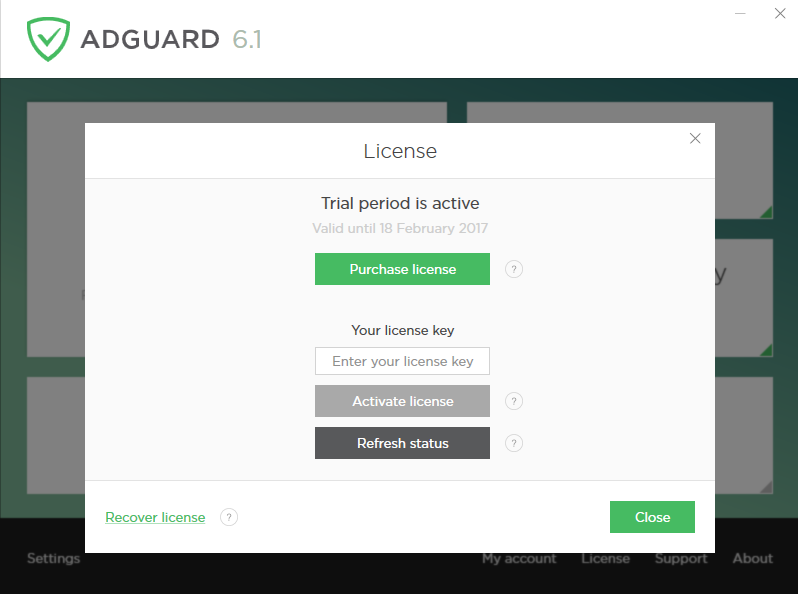 adguard 6.3 license key 2018